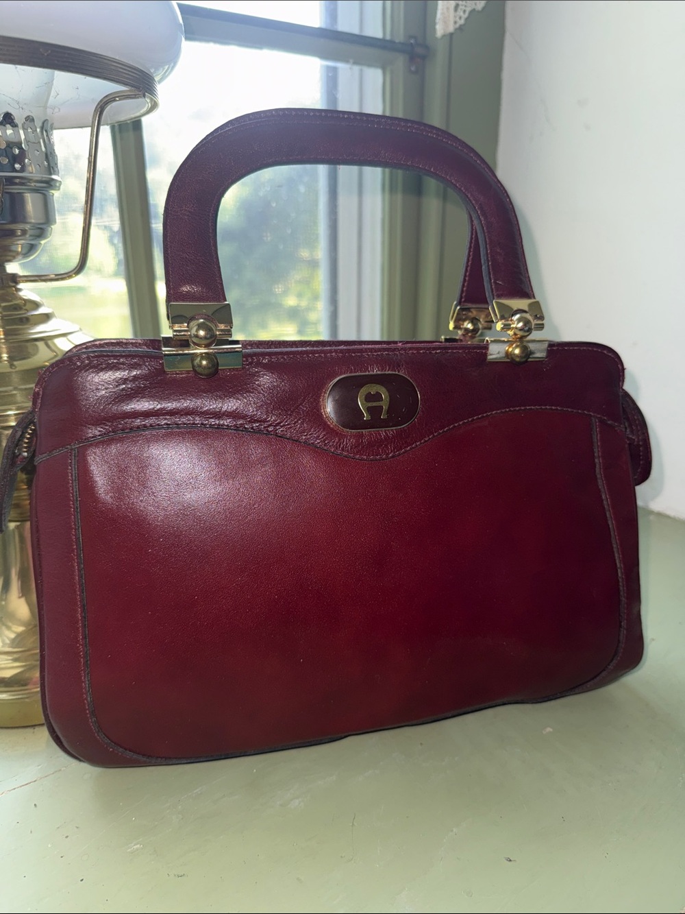 Vintage Etienne Aigner Structured Top-Handle Women’s Bag & Wallet - Picture 1 of 16